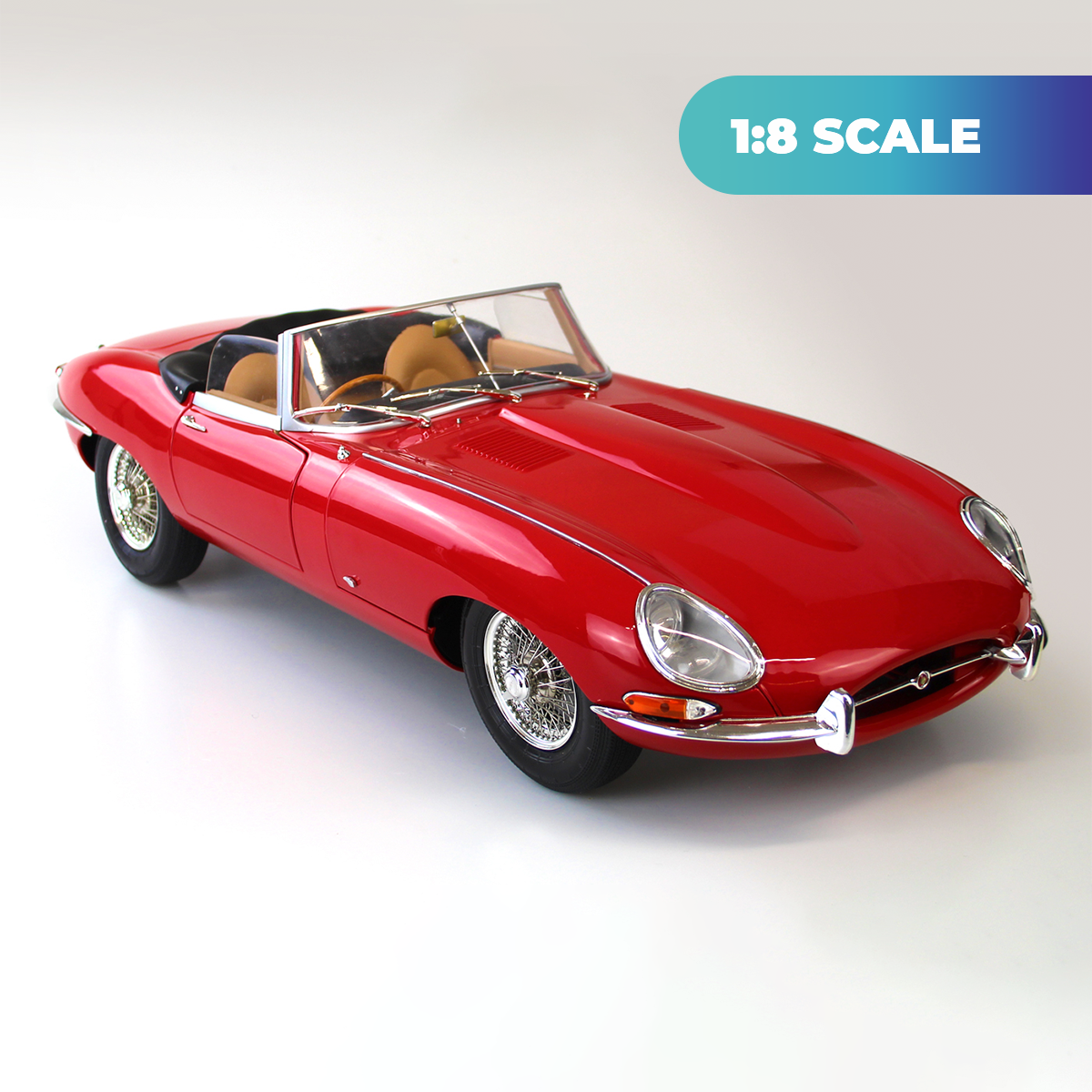 1961 Jaguar XKE 1:8 scale model kit, Agora Models